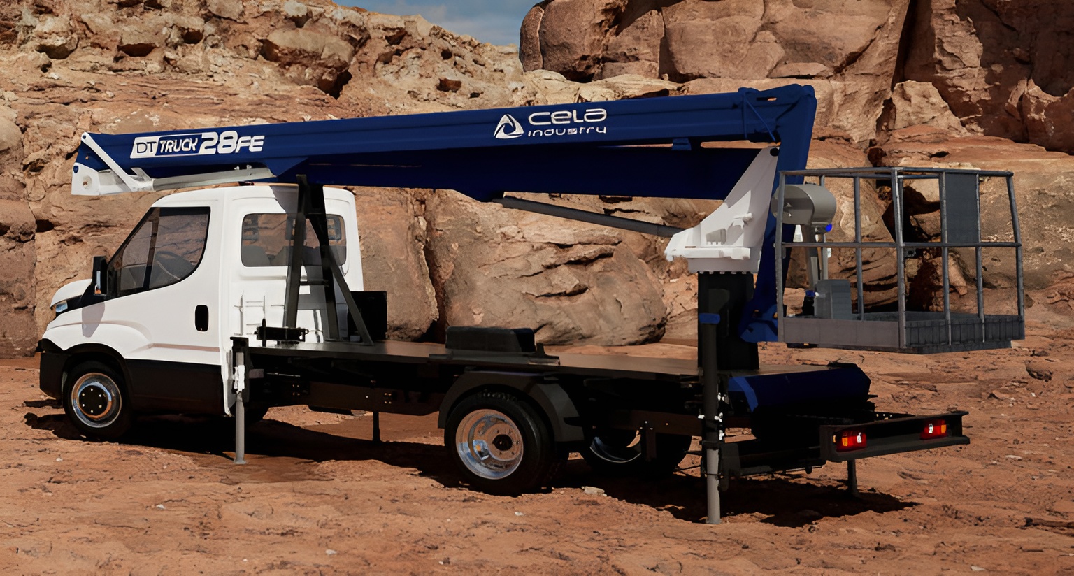 DT Truck 28FE hydraulic lift